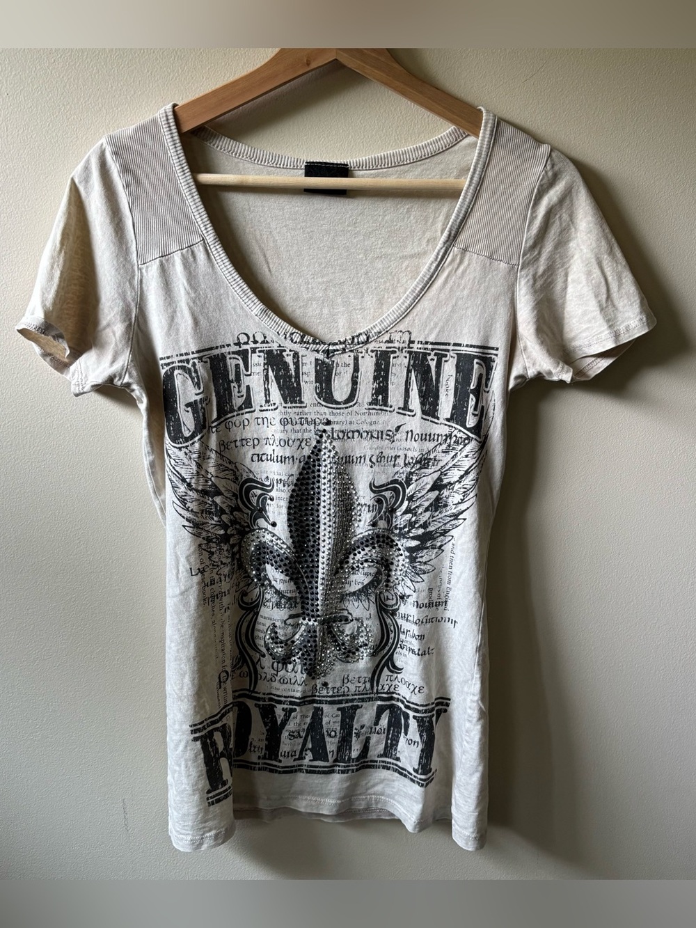 Daytrip Bedazzled Grunge Graphic Tee